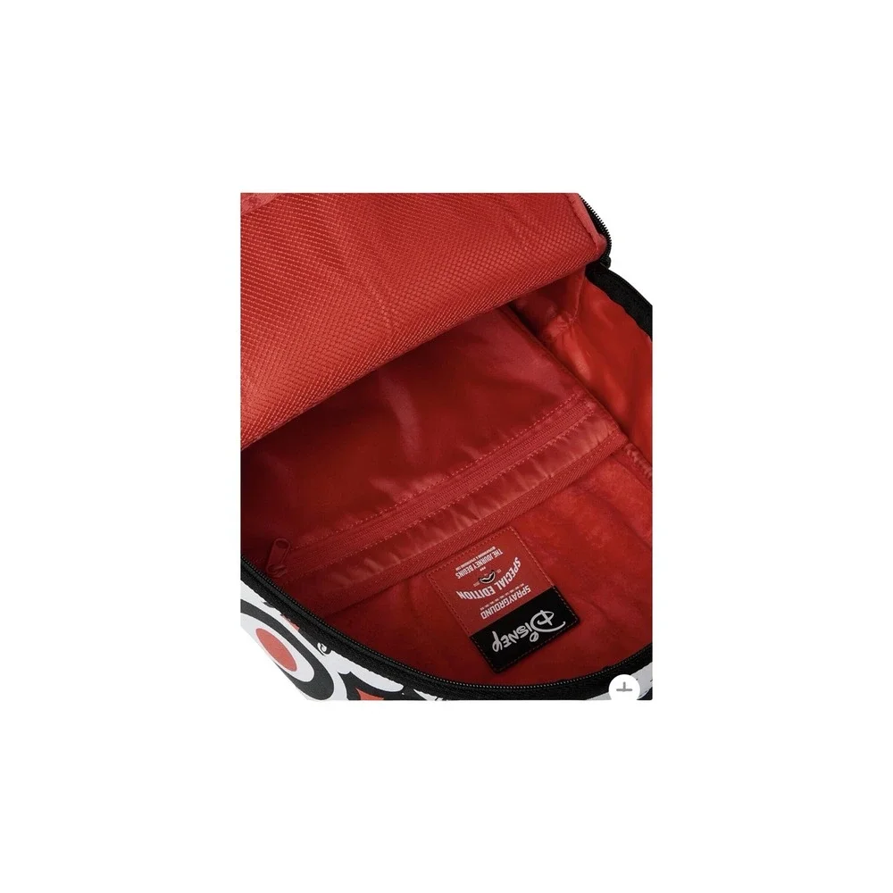 Sprayground Disney Mickey Mouse Crammed Backpack Red White Black Special Edition